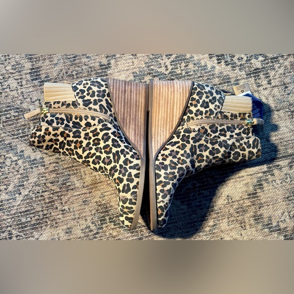⭐️TOMS Sadie Boot Size 8 Tan Leopard Print⭐️ NWT - Picture 3 of 11